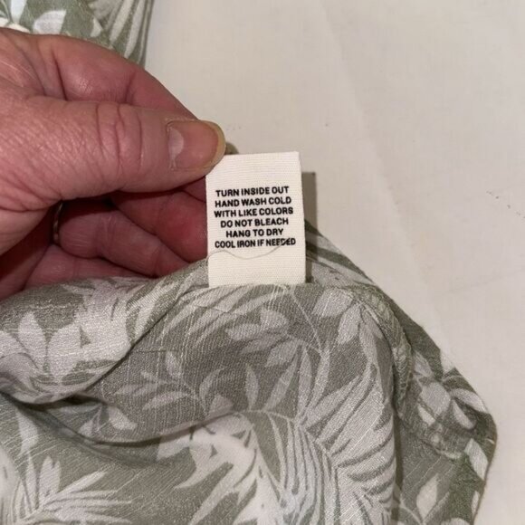 MINE Tropical Floral Print Camisole Tank Top, Size Large - Picture 8 of 8